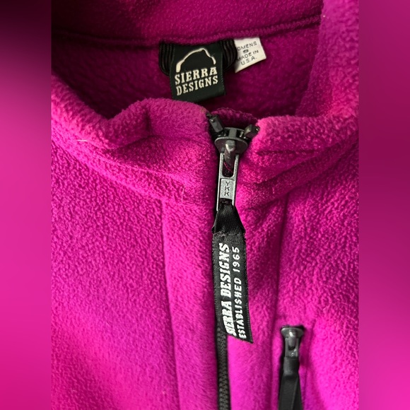 Vintage Sierra Designs Shacket Made in USA Pink Fleece - Picture 2 of 5